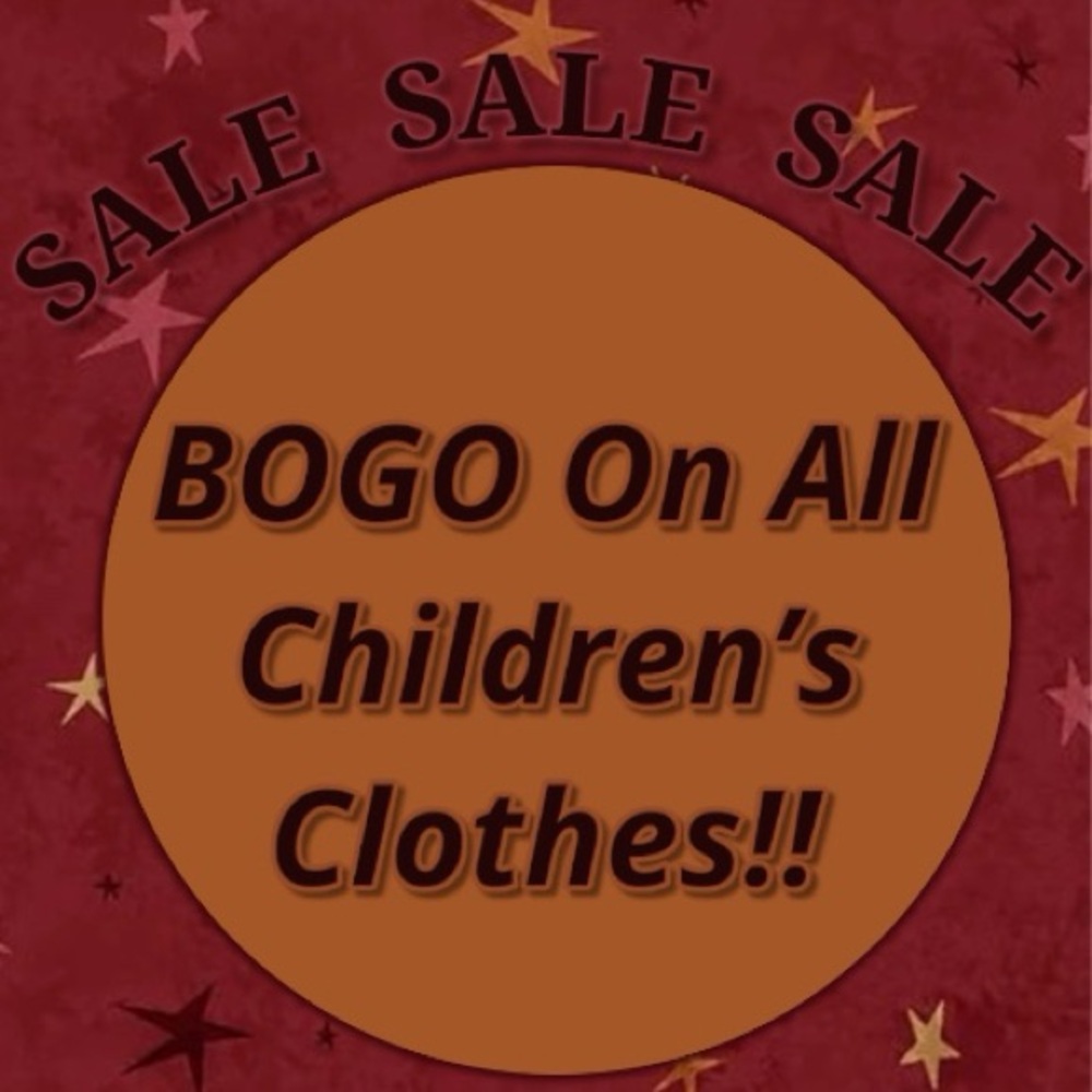 CHILDREN’S CLOTHES SALE